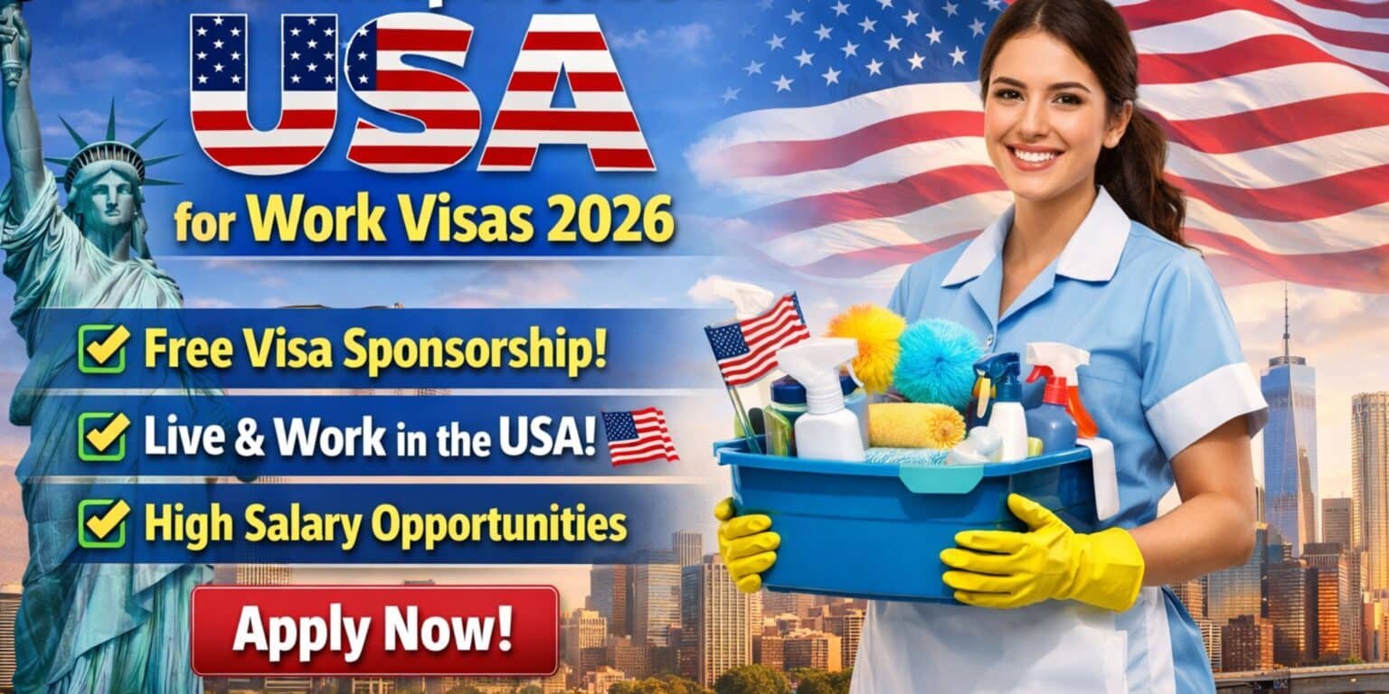 Housekeeper Jobs in USA for Work Visa 2026 with Free Visa Sponsorship ...